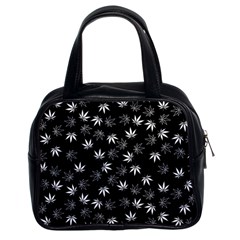 Weed Pattern Classic Handbag (two Sides) by Valentinaart