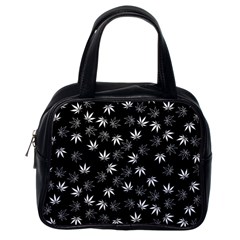 Weed Pattern Classic Handbag (one Side) by Valentinaart