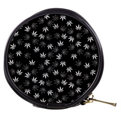 Weed Pattern Mini Makeup Bag by Valentinaart