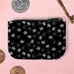 Weed Pattern Mini Coin Purse Back