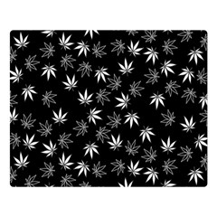 Weed Pattern Double Sided Flano Blanket (large)  by Valentinaart