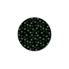 Weed Pattern Golf Ball Marker by Valentinaart