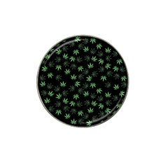 Weed Pattern Hat Clip Ball Marker (10 Pack)