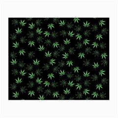 Weed Pattern Small Glasses Cloth (2-side) by Valentinaart