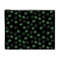 Weed Pattern Cosmetic Bag (xl) by Valentinaart