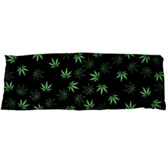 Weed Pattern Body Pillow Case Dakimakura (two Sides) by Valentinaart