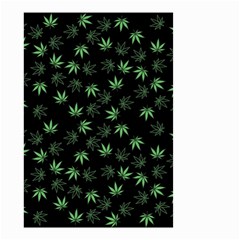 Weed Pattern Small Garden Flag (two Sides) by Valentinaart