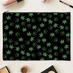 Weed Pattern Cosmetic Bag (xxxl) by Valentinaart