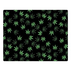 Weed Pattern Double Sided Flano Blanket (large)  by Valentinaart