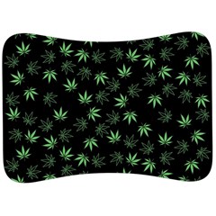 Weed Pattern Velour Seat Head Rest Cushion