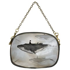 Awesome Fantasy Whale With Women In The Sky Chain Purse (two Sides) by FantasyWorld7