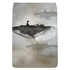 Awesome Fantasy Whale With Women In The Sky Removable Flap Cover (s) by FantasyWorld7