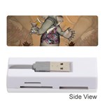 Funny Cartoon Elephant Memory Card Reader (Stick) Front