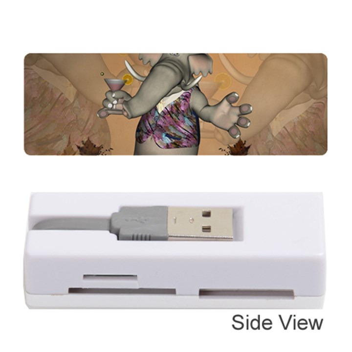 Funny Cartoon Elephant Memory Card Reader (Stick)