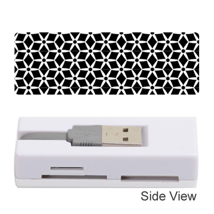 No Interruptions - geometric design Memory Card Reader (Stick)