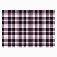 Tartan Pattern Large Glasses Cloth (2-side)