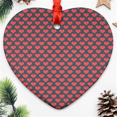 Love Hearth Texture Heart Ornament (two Sides) by Pakrebo