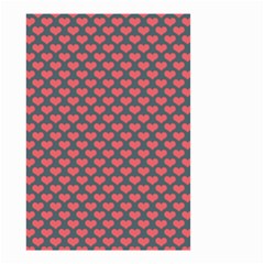 Love Hearth Texture Small Garden Flag (two Sides) by Pakrebo