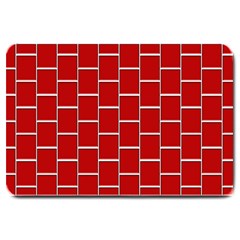 Red Illustrations Background Large Doormat  by Pakrebo