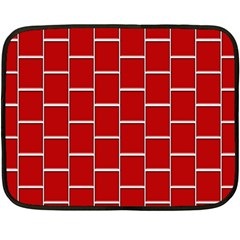 Red Illustrations Background Fleece Blanket (mini) by Pakrebo