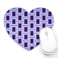 Abstract Square Illustrations Background Heart Mousepads by Pakrebo