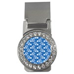 Background Blue Colors Money Clips (CZ)  Front