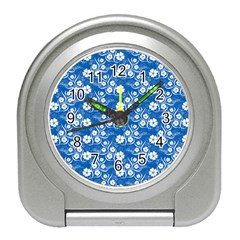 Background Blue Colors Travel Alarm Clock