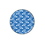 Background Blue Colors Hat Clip Ball Marker (4 pack) Front