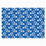 Background Blue Colors Large Glasses Cloth Front