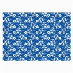 Background Blue Colors Large Glasses Cloth (2-side)