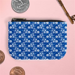 Background Blue Colors Mini Coin Purse