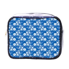 Background Blue Colors Mini Toiletries Bag (one Side)