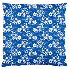 Background Blue Colors Large Flano Cushion Case (One Side)