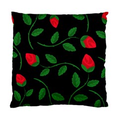 Roses Flowers Spring Flower Nature Standard Cushion Case (one Side) by Pakrebo