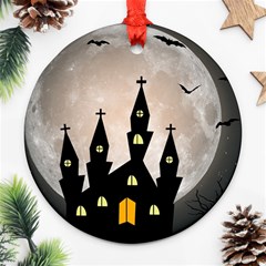 Halloween Illustration Decoration Ornament (round) by Pakrebo