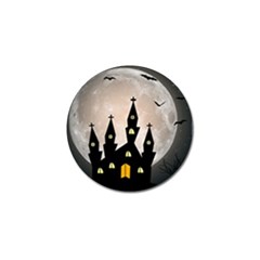 Halloween Illustration Decoration Golf Ball Marker by Pakrebo