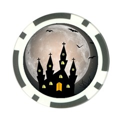 Halloween Illustration Decoration Poker Chip Card Guard by Pakrebo