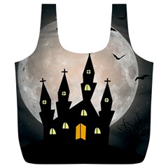 Halloween Illustration Decoration Full Print Recycle Bag (xl) by Pakrebo