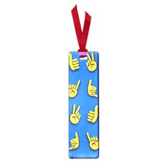 Emojis Hands Fingers Background Small Book Marks by Pakrebo