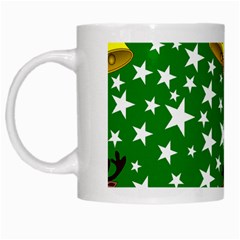 Illustration Background Paper Stars White Mugs