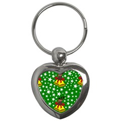 Illustration Background Paper Stars Key Chains (Heart) 