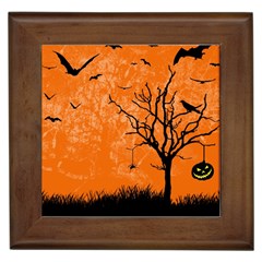 Halloween Illustration Decoration Framed Tiles by Pakrebo