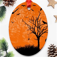 Halloween Illustration Decoration Ornament (oval) by Pakrebo