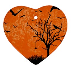 Halloween Illustration Decoration Ornament (heart) by Pakrebo