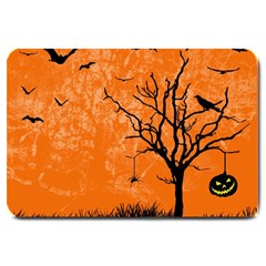 Halloween Illustration Decoration Large Doormat  by Pakrebo