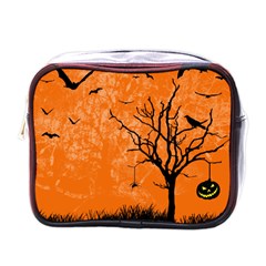 Halloween Illustration Decoration Mini Toiletries Bag (one Side)