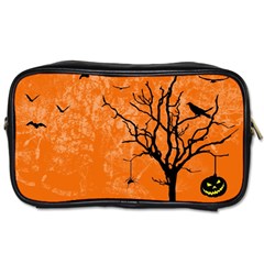 Halloween Illustration Decoration Toiletries Bag (one Side) by Pakrebo