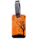 Halloween Illustration Decoration Luggage Tags (Two Sides) Back