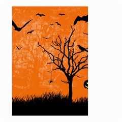 Halloween Illustration Decoration Small Garden Flag (two Sides) by Pakrebo