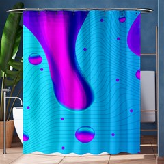 Liquid Abstract Modern Design Shower Curtain 60  X 72  (medium)  by Pakrebo